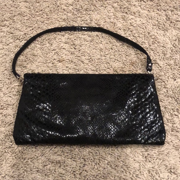 Kenneth Cole snakeskin print clutch - Picture 5 of 5